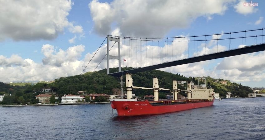 Rusya’dan İskenderun’a giden Sao Tome and Principe bayraklı 22 bin
