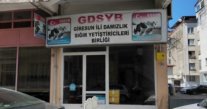Giresun İli Süt Üreticileri Birliği’nin son genel kurulunda göreve gelen