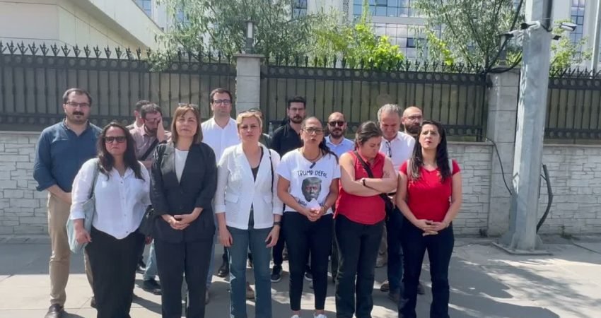 NATO Zirvesi'ni protesto ederken gözaltına alınan NATO'ya Hayır Koordinasyonu üyelerine