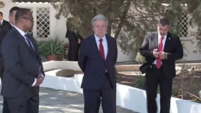 BM Genel Sekreteri Antonio Guterres'in ev sahipliğinde ara bölgede gerçekleştirilen