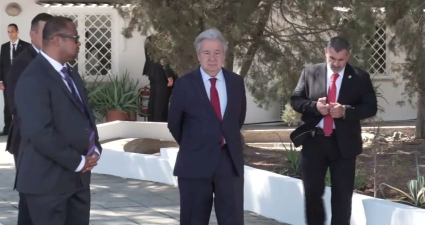 BM Genel Sekreteri Antonio Guterres'in ev sahipliğinde ara bölgede gerçekleştirilen