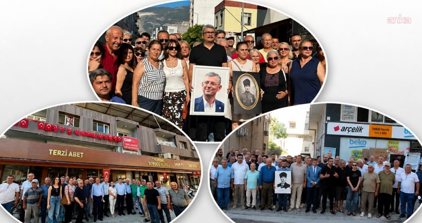 CHP’nin Hatay’da Yayladağı, İskenderun ve Dörtyol ilçe başkanları ile yönetim