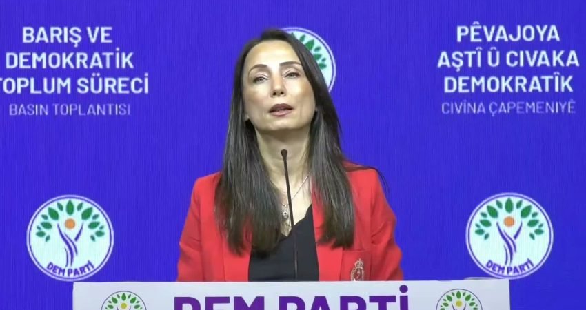 DEM Parti Eş Genel Başkanı Tülay Hatimoğulları, Terörsüz Türkiye sürecinde