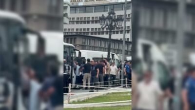 Halkın Kurtuluş Partisi'nin (HKP), Ankara'da Birinci Meclis önünde yapmak istediği