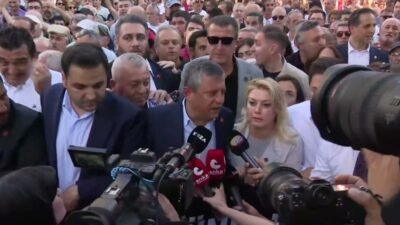 CHP Grup Başkanı Özgür Özel, Çankaya Belediye Başkanı Hüseyin Can