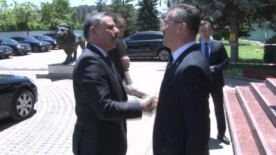 İçişleri Bakanı Mustafa Çiftçi, Milli Güvenlik Kurulu (MGK) Genel Sekreterliğinde