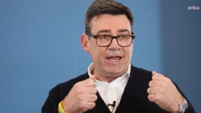 İngiltere Başbakanı Andy Burnham, Ukrayna Devlet Başkanı Volodimir Zelenski'nin Londra