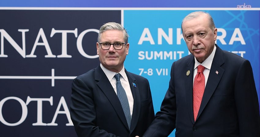İngiltere Başbakanı Keir Starmer, Cumhurbaşkanı Recep Tayyip Erdoğan'ın Ankara'daki NATO