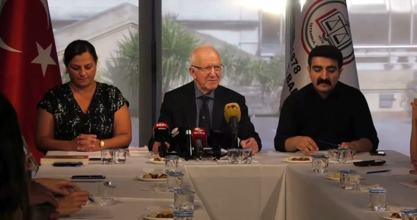 Avukat Sezin Uçar'ın tutukluluğunun 100. günü nedeniyle bir açıklama yapan