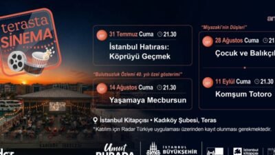 İstanbul Kitapçısı Kadıköy şubesi, 31 Temmuz’dan itibaren yaz akşamlarında açık