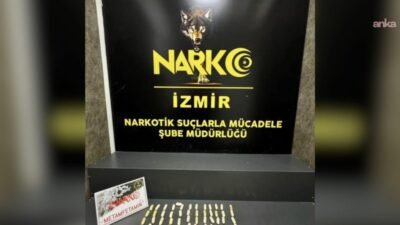 İzmir'de, yurt dışından uyuşturucu madde getireceği belirlenen yabancı uyruklu şüpheli,