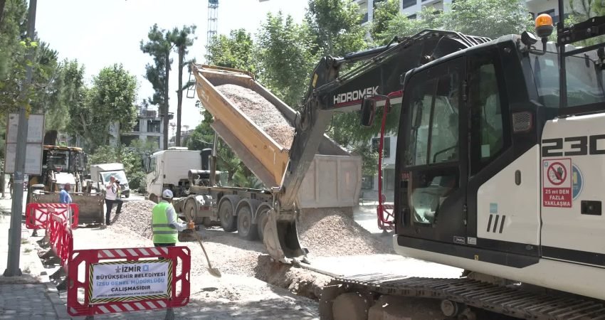 İzmir Büyükşehir Belediyesi, kentin kuzey aksında altyapıyı daha güvenli ve