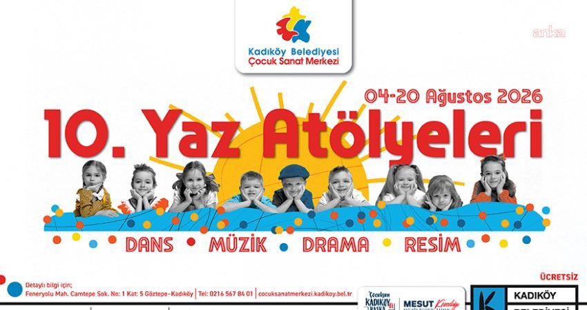 Kadıköy Belediyesi, çocuklar ve gençler için düzenleyeceği ücretsiz yaz atölyeleri ile müzikten dansa,