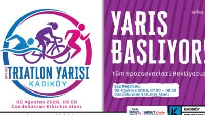 Kadıköy Belediyesi ile Türkiye Triatlon Federasyonu iş birliğiyle 2 Ağustos'ta