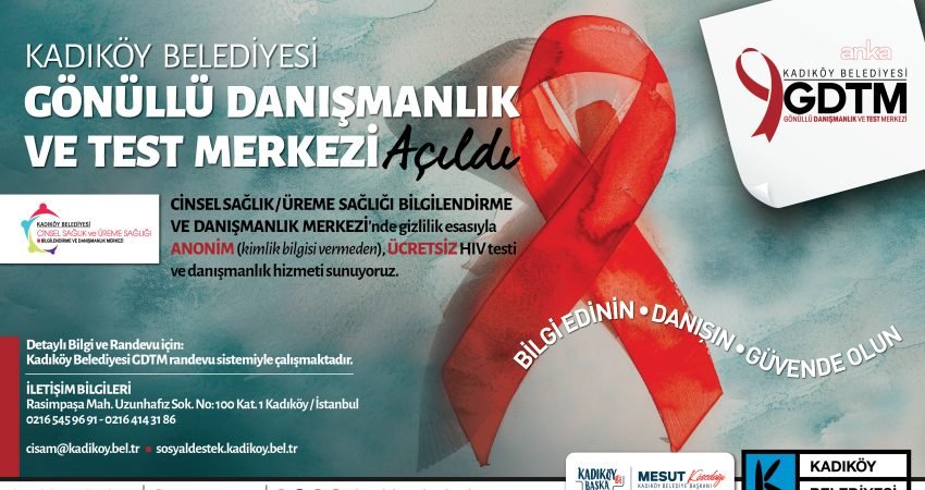 Kadıköy Belediyesi, Sağlık Bakanlığı iş birliğiyle Gönüllü Danışmanlık ve Test