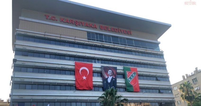Karşıyaka Belediyesi tarafından Mustafa Kemal Atatürk Spor Kompleksi'ndeki bir idari