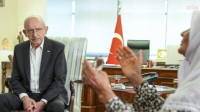 CHP Genel Başkanı Kemal Kılıçdaroğlu, Narin Güran'ın babası Arif Güran,
