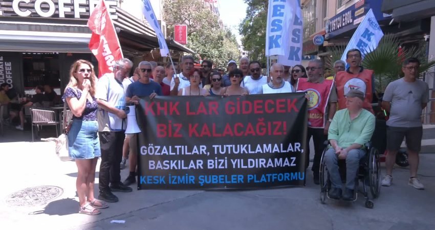 KESK İzmir Şubeler Platformu, Ankara'da KHK'lı kamu çalışanları için düzenlenmek
