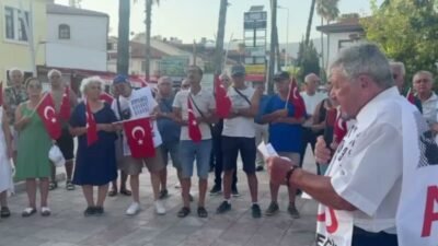Muğla’nın Köyceğiz ilçesinde Lozan Barış Antlaşması’nın 103’üncü yıl dönümü dolayısıyla
