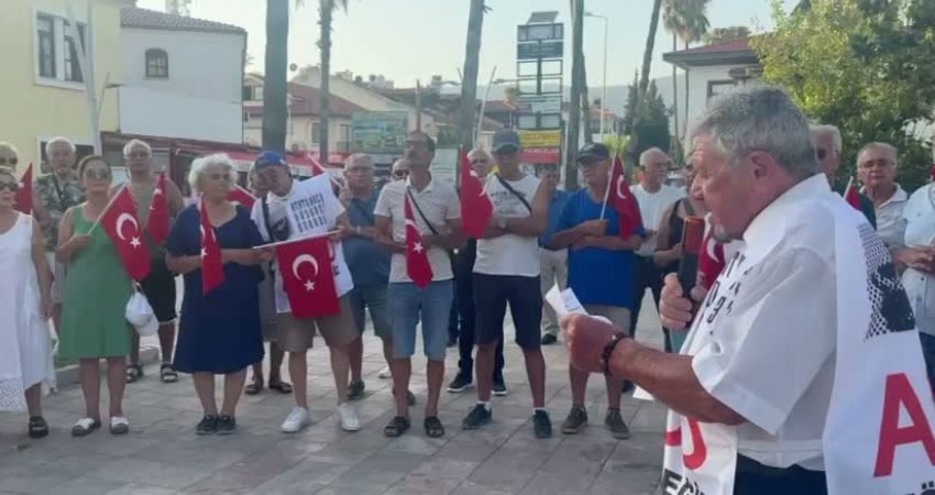 Muğla’nın Köyceğiz ilçesinde Lozan Barış Antlaşması’nın 103’üncü yıl dönümü dolayısıyla
