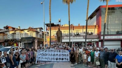Muğla’nın Köyceğiz ilçesinde, Sivas Madımak Katliamı’nın 33’üncü yıl dönümü dolayısıyla
