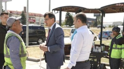 Kütahya Belediye Başkanı Eyüp Kahveci, kentin farklı noktalarında sürdürülen çalışmaları