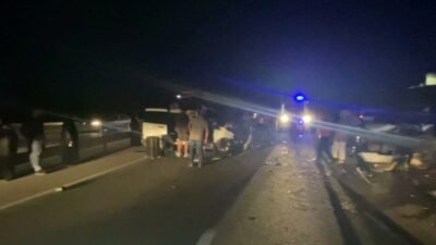 Malatya Kuzey Çevre Yolu'nda bakım çalışmaları nedeniyle tek şeride düşürülen