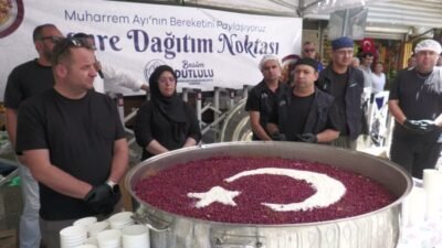 Manisa Büyükşehir Belediyesi, Muharrem ayı dolayısıyla başlattığı aşure ikramlarına, Alaybey