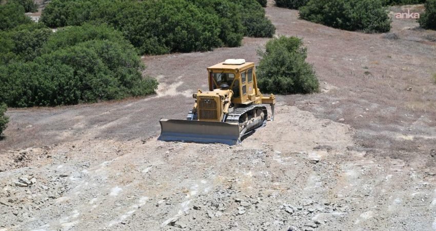 Manisa Büyükşehir Belediyesi tarafından Köprübaşı ilçesi Çavullar Mahallesi’nde yapımı sürdürülen