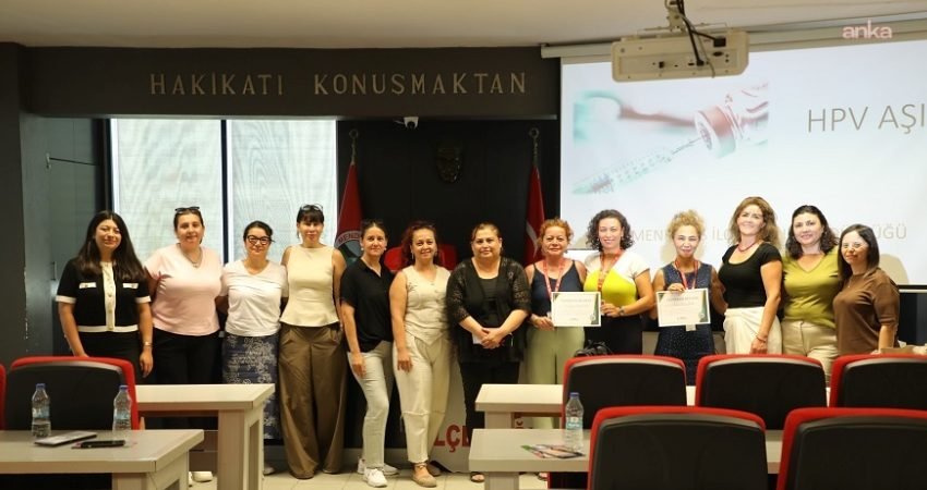 Menderes Belediyesi, İlçe Sağlık Müdürlüğü iş birliğiyle kadın çalışanlarına yönelik rahim
