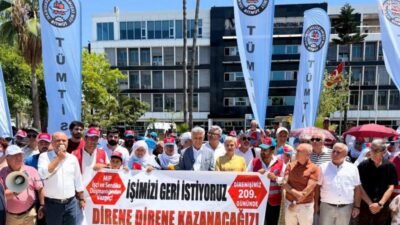 Mersin Uluslararası Limanı’nda taşeron firmada çalışırken sendikalı olduktan sonra işten