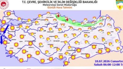 Meteoroloji Genel Müdürlüğü, Ardahan, Kars ve Erzurum'un kuzeydoğusu için kuvvetli