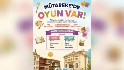 Mudanya Belediyesi, 11 Temmuz'da başlayacak "Mütareke'de Oyun Var" etkinlikleriyle çocukları