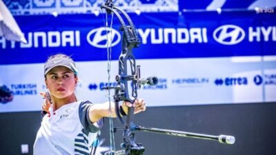 Muğla Büyükşehir Belediyesi sporcusu Hazal Burun, Dünya Okçuluk Federasyonu Dünya
