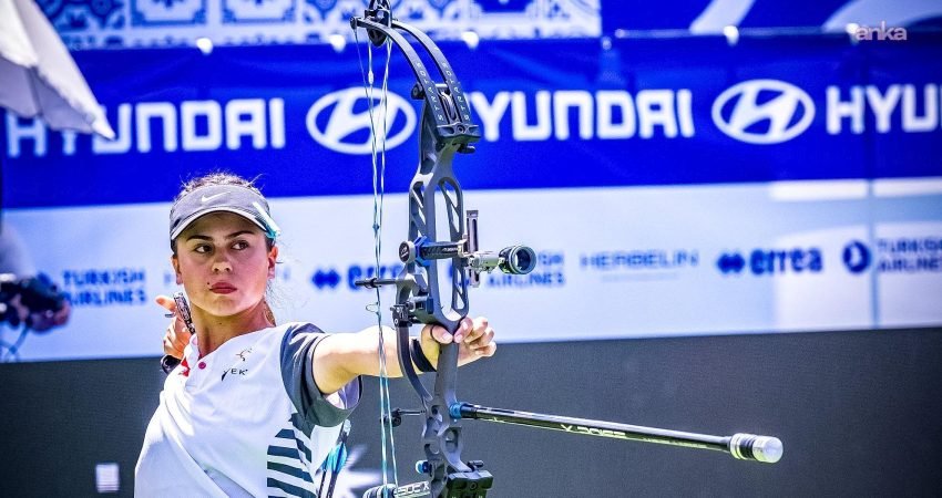 Muğla Büyükşehir Belediyesi sporcusu Hazal Burun, Dünya Okçuluk Federasyonu Dünya