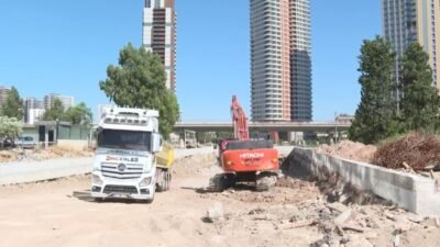 İzmir Büyükşehir Belediyesi'nin, Mürselpaşa Bulvarı'ndaki trafik yoğunluğunu azaltacak Mürselpaşa Karayolu