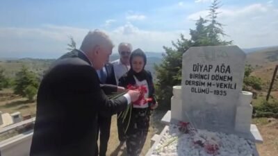 İYİ Parti Genel Başkanı Müsavat Dervişoğlu, Tunceli'nin Çemişgezek ilçesinde, Türkiye