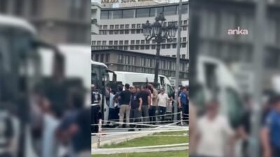 Ankara'da Birinci Meclis önünde Halkın Kurtuluş Partisi'nin (HKP) düzenlediği NATO