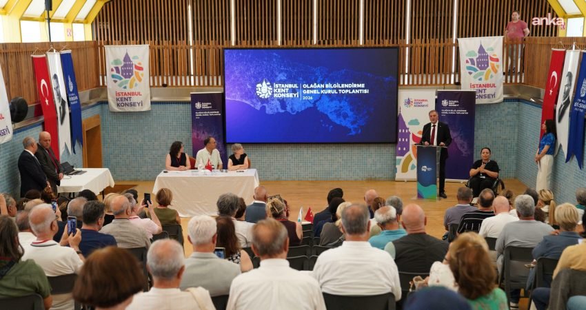 İBB Başkanvekili Nuri Aslan, Kent Konseyi Olağan Bilgilendirme Genel Kurul