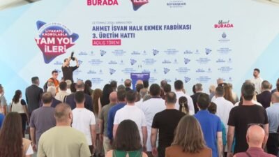 İBB Başkanvekili Nuri Aslan, Ahmet İsvan Halk Ekmek Fabrikası 3.