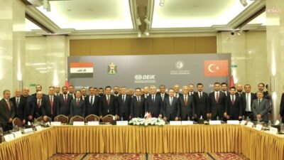Ticaret Bakanı Ömer Bolat, Irak Dışişleri Bakanı Fuad Hüseyin, Ticaret