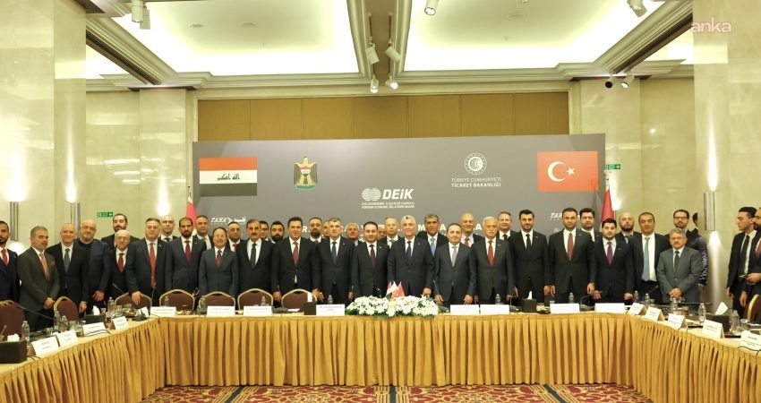 Ticaret Bakanı Ömer Bolat, Irak Dışişleri Bakanı Fuad Hüseyin, Ticaret