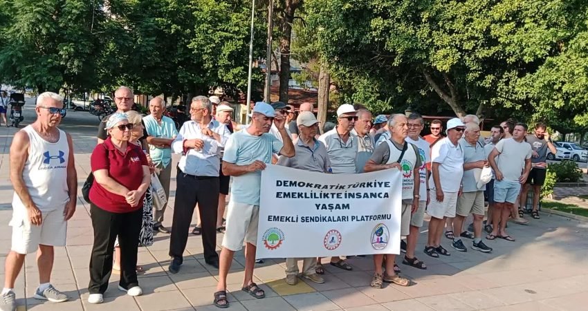 Muğla’nın Ortaca ilçesinde emekliler, TÜİK’in açıkladığı haziran ayı enflasyon verilerine