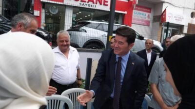 Ortahisar Belediye Başkanı Ahmet Kaya, Engelsiz Yaşam Parkı’nda düzenlenen kahvaltı