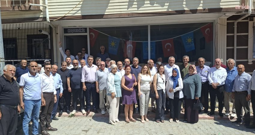 Osmaniye'de çeşitli partilerden istifa eden 40 kişi, İYİ Partiye katıldı.