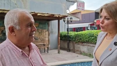 Osmaniye'de esnaf ve vatandaşları ziyaret eden CHP Osmaniye Milletvekili Asu