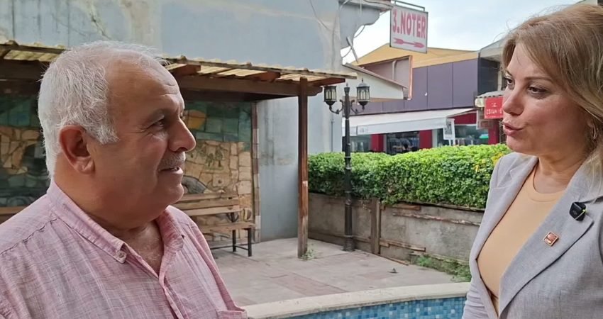 Osmaniye'de esnaf ve vatandaşları ziyaret eden CHP Osmaniye Milletvekili Asu