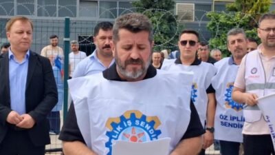 Öz İplik-İş Sendikası Tokat Şube Başkanı Fatih Arslantaş, CRS Şık