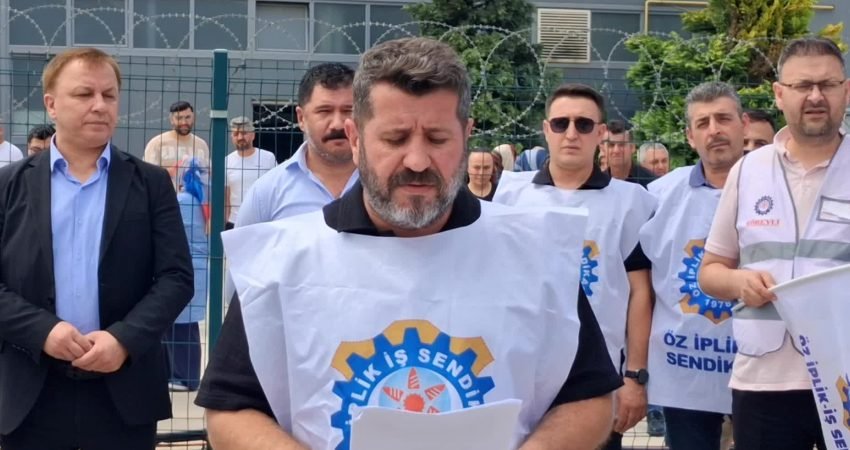 Öz İplik-İş Sendikası Tokat Şube Başkanı Fatih Arslantaş, CRS Şık