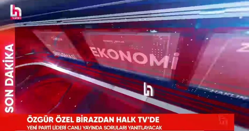 YENİ Parti Genel Başkanı Özgür Özel, “Siz bir siyasi parti olarak